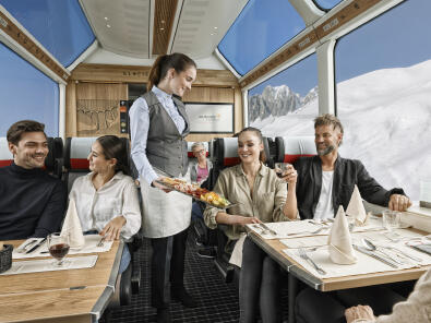 First-Class zu Gletscher & Palmen in der Schweiz